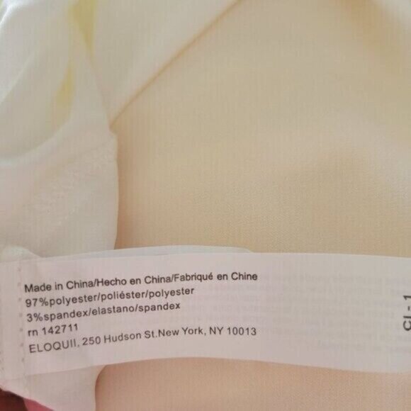 NEW Eloquii sz 22 White Blouse Button up notch hidden placket cap sleeves NWT - Picture 11 of 13